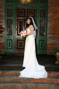 Bride and Wedding dress