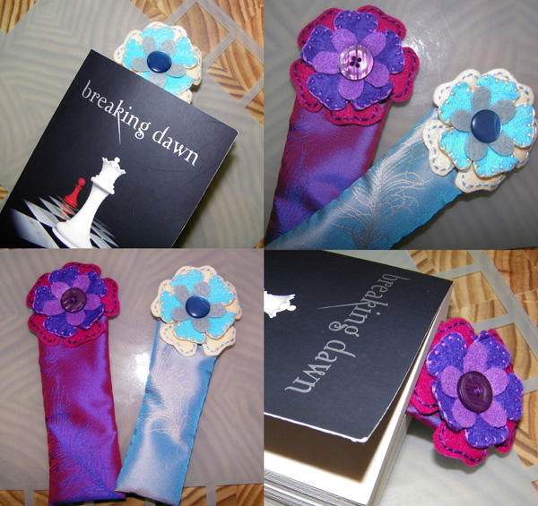 Lissylane Felt & Button Flower Book Marks
